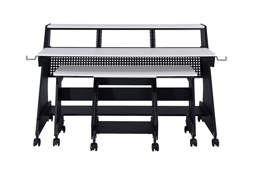88 Keys Music Studio Desk Workstation with Rack Cabinet U8618