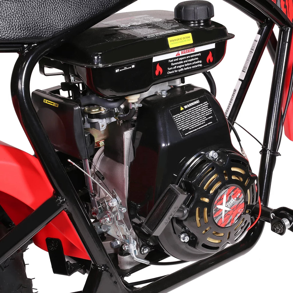 99cc Gas Powered Mini Bike for Adults Red/Black Z145409