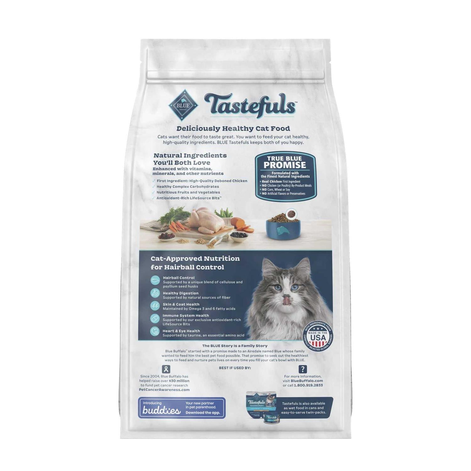 Indoor Hairball Control Dry Cat Food W261043