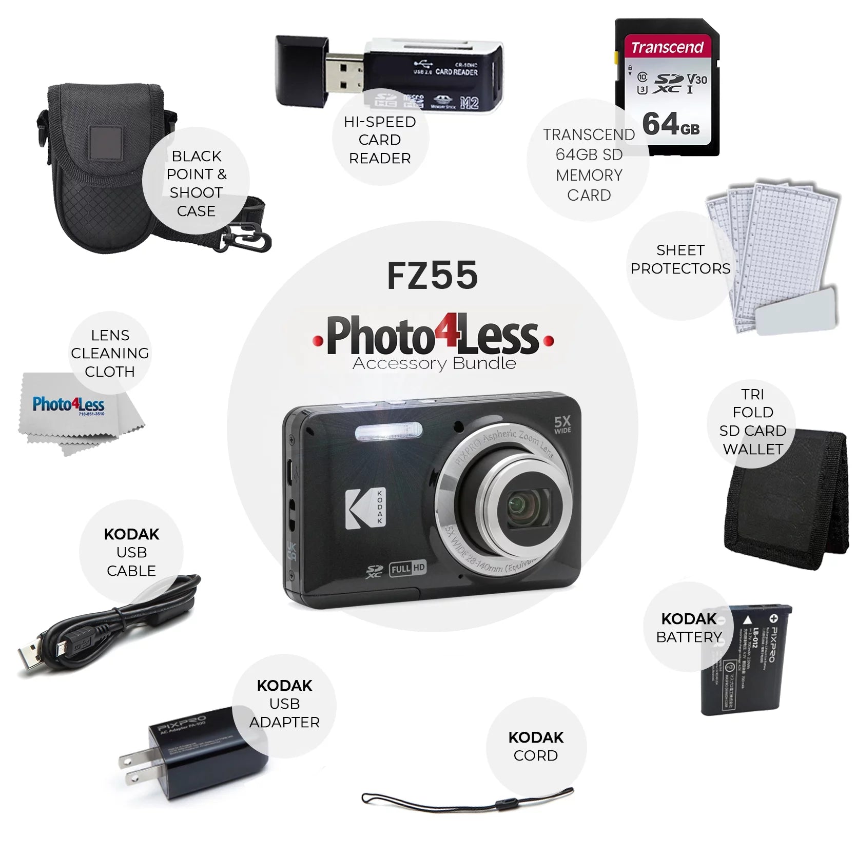 Digital Camera with Accessories W97230