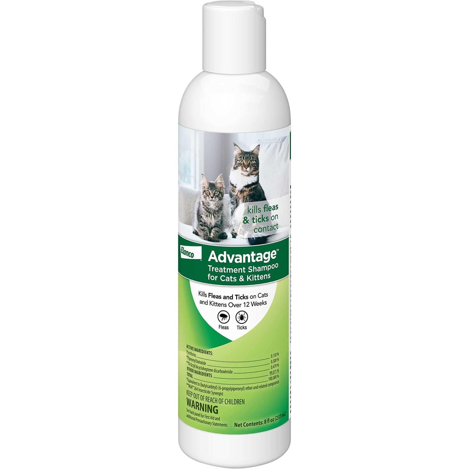 Advantage Flea &amp; Tick Treatment Shampoo for Cats &amp; Kittens - Pet Supplies online store