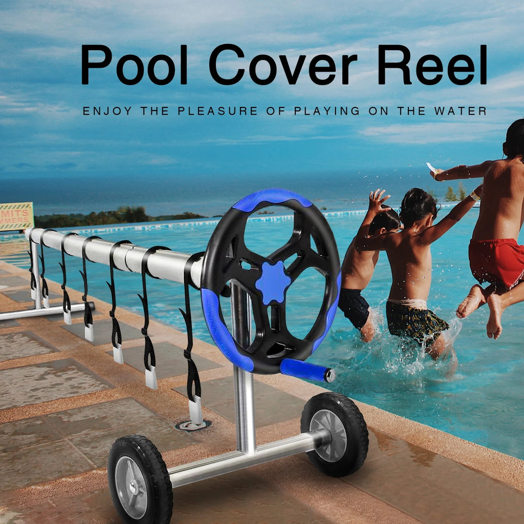 20 ft Aluminum Pool Cover Reel Set for Inground Swimming Pool K204