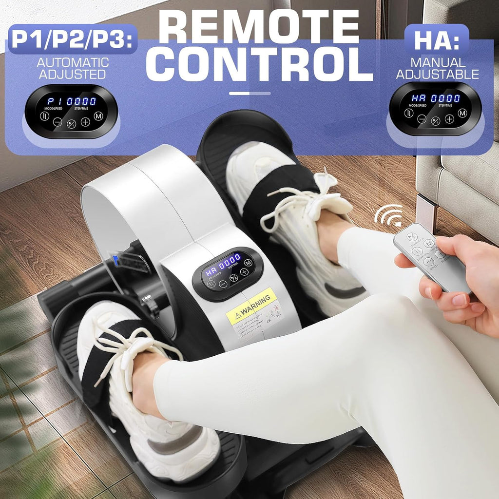 Under Desk Elliptical with Fitness App and LCD Display Y8364