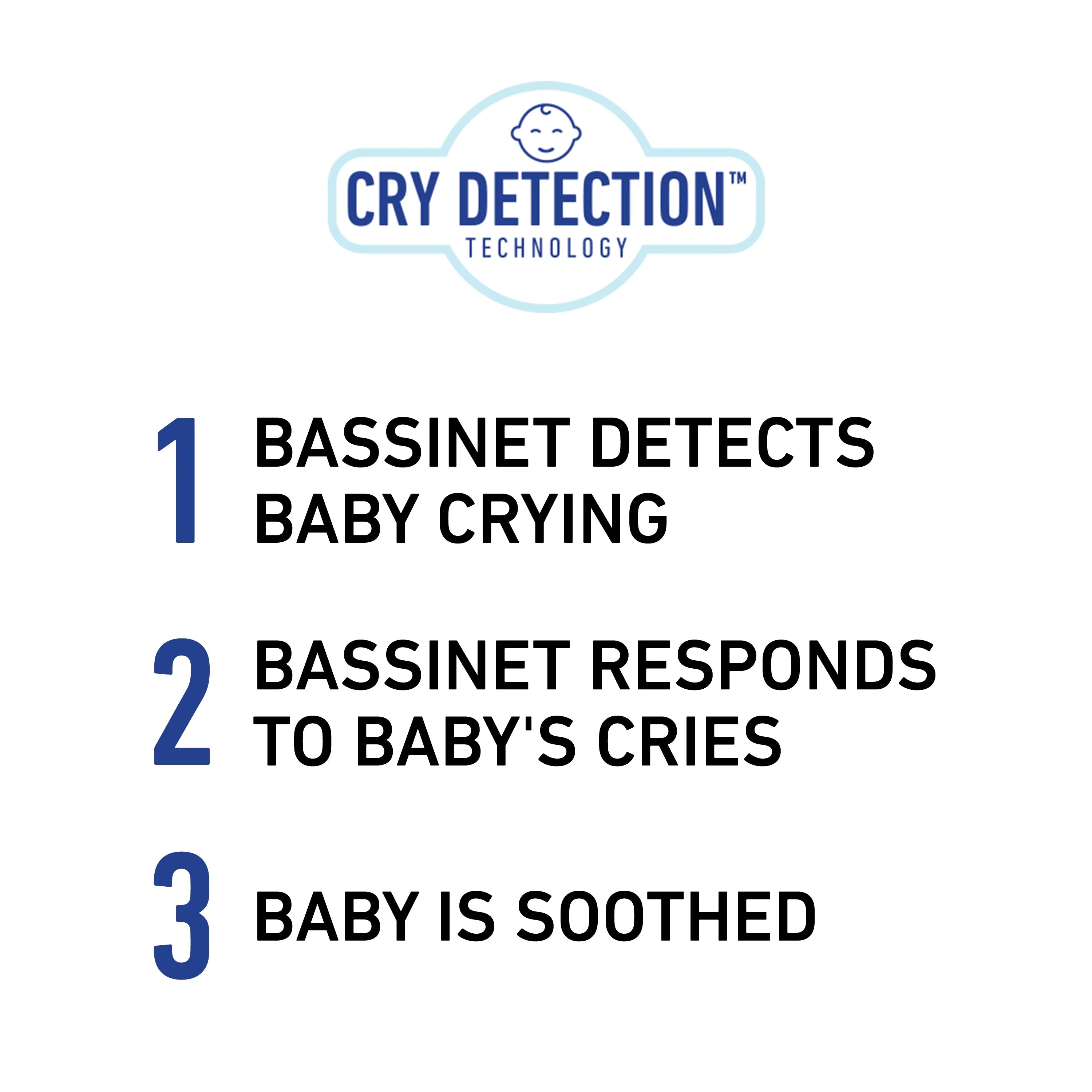 Bassinet with Cry Detection Technology O753
