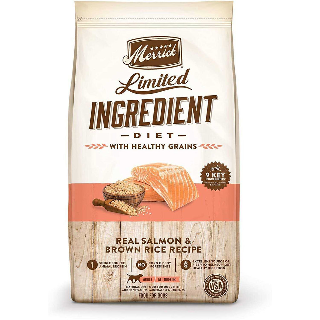 Merrick Limited Ingredient Diet Real Salmon &amp; Brown Rice Recipe Dry Dog Food - Pet Supplies online store
