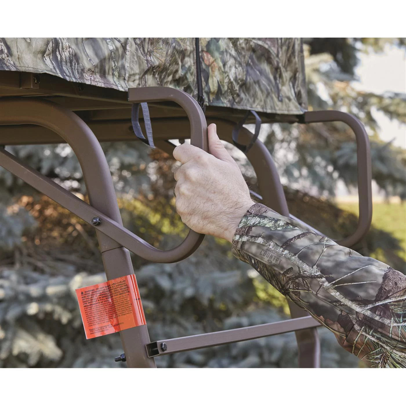 6ft Tripod Hunting Tower Blind 2-Person Elevated Stand W6429
