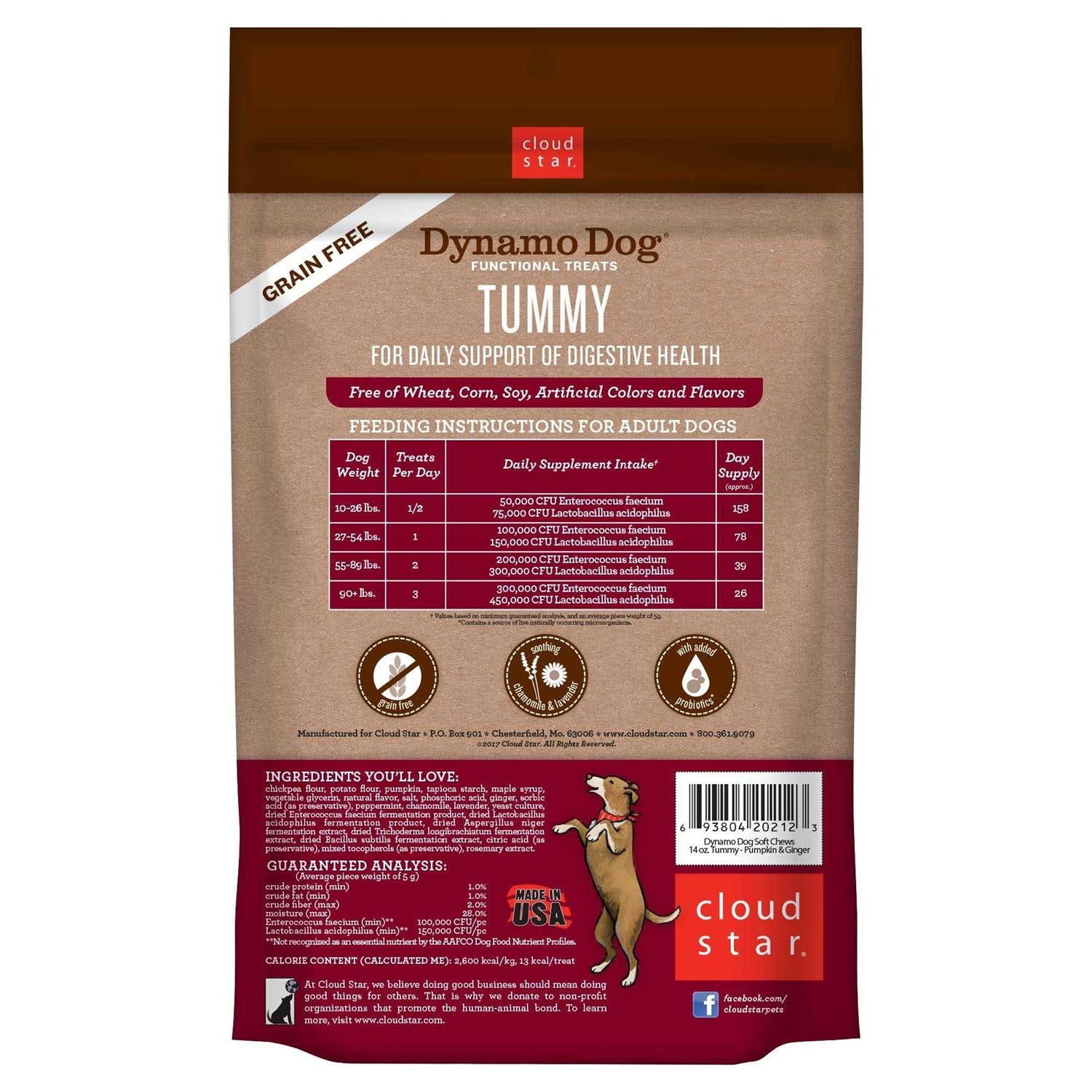 Pumpkin & Ginger Dog Tummy Treats H451
