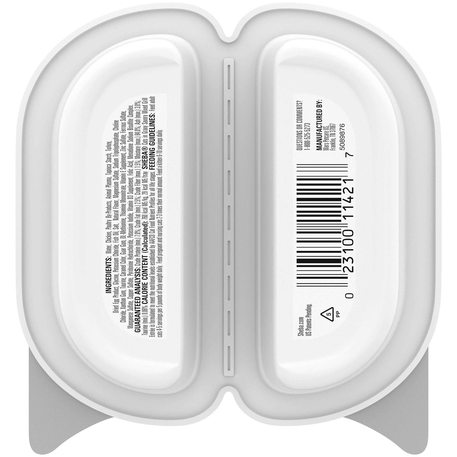 Wet Cat Food Cuts in Gravy Savory Mixed Grill Entree C361