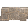 Ekena Millwork 49"W x 24 1/2"H x 1 1/4"D Castle Rock Stacked Stone, StoneWall Faux Stone Siding Panel, Cannondale