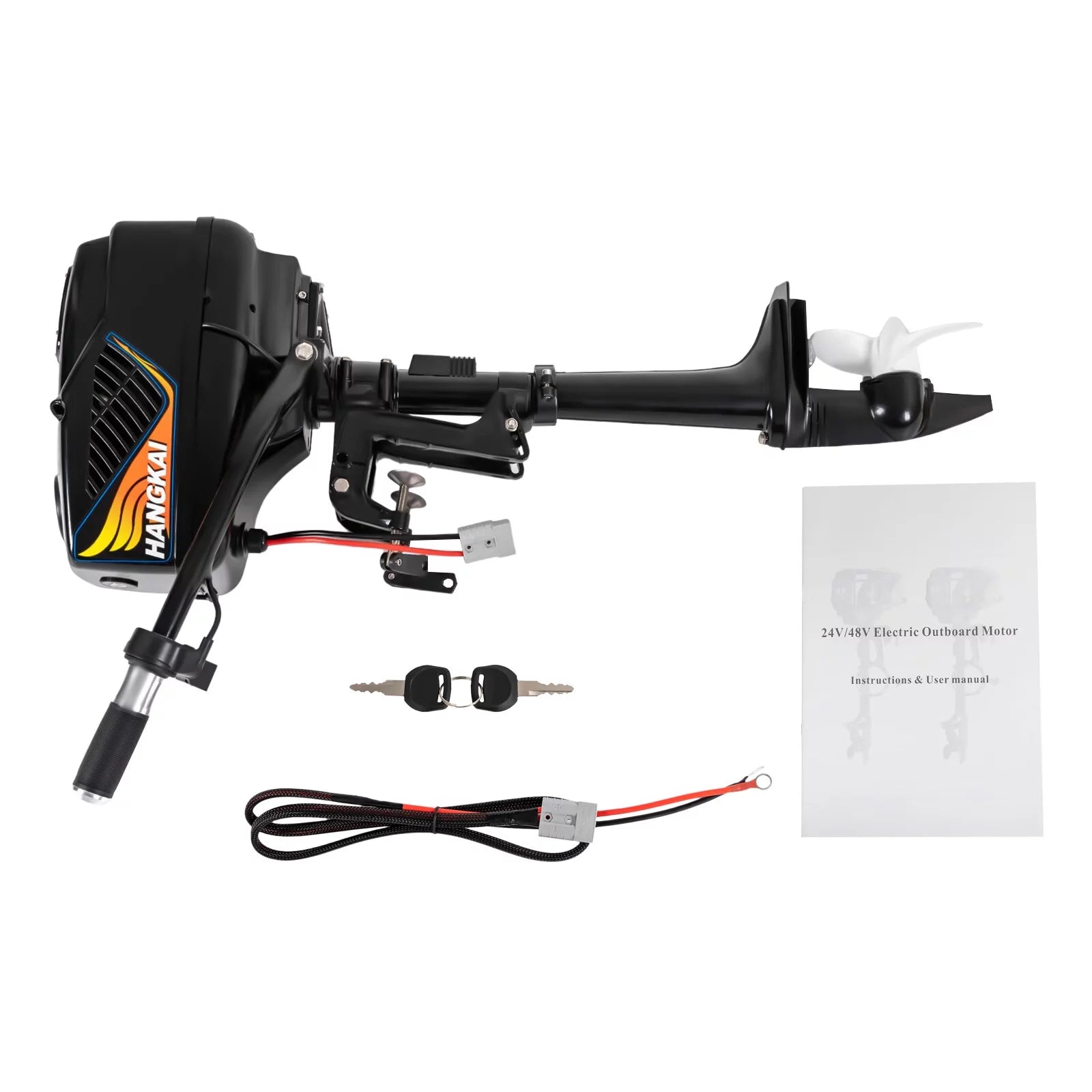 48V 1200W Electric Outboard Motor for Fishing Boat with 3-Blade Propeller K141865