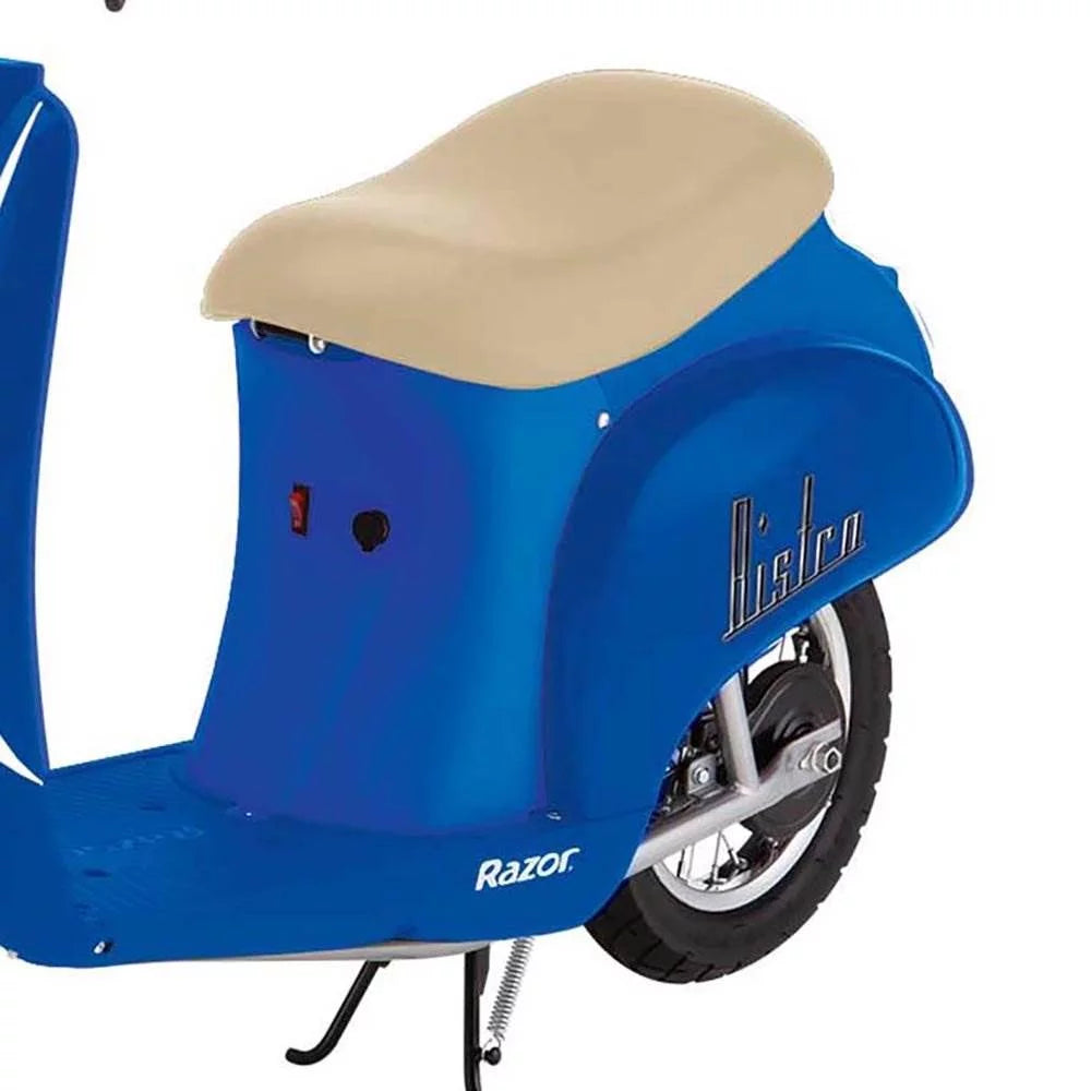 Miniature Euro 24V Electric Retro Scooters, Blue & Red Z77858