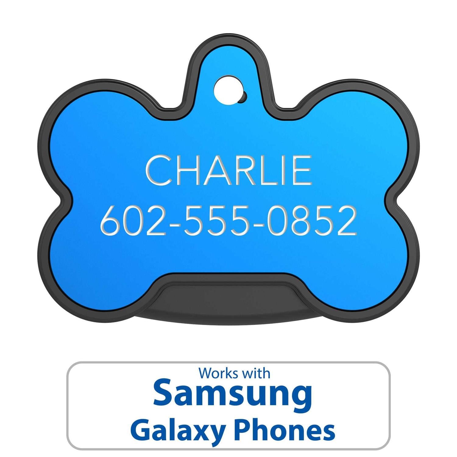 Smart Tag Dog Bone Personalized ID and Tracker G582