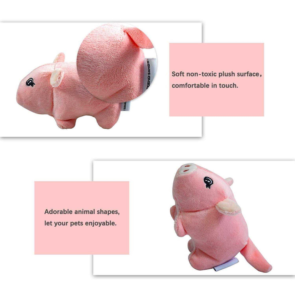Squeaky Plush Dog Toy Pack for Puppy Small Stuffed Chew Toys with Squeakers L794753