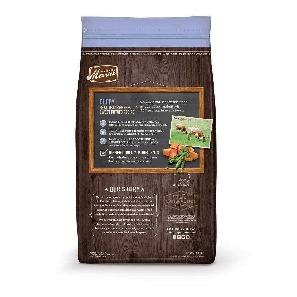 Grain Free Real Beef & Sweet Potato Puppy Recipe Dry Dog Food G321749