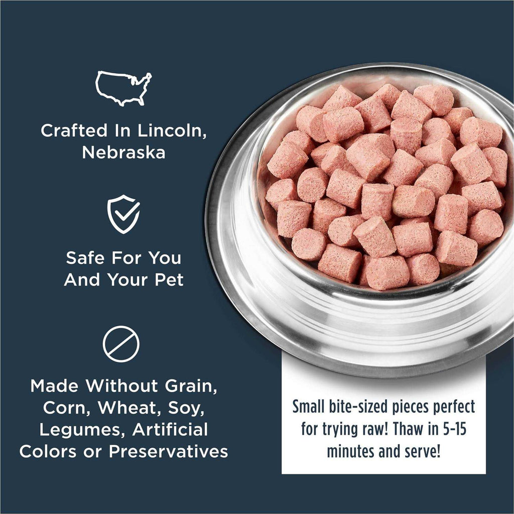 Raw Frozen Bites Grass Fed Lamb Recipe Dog Food U558
