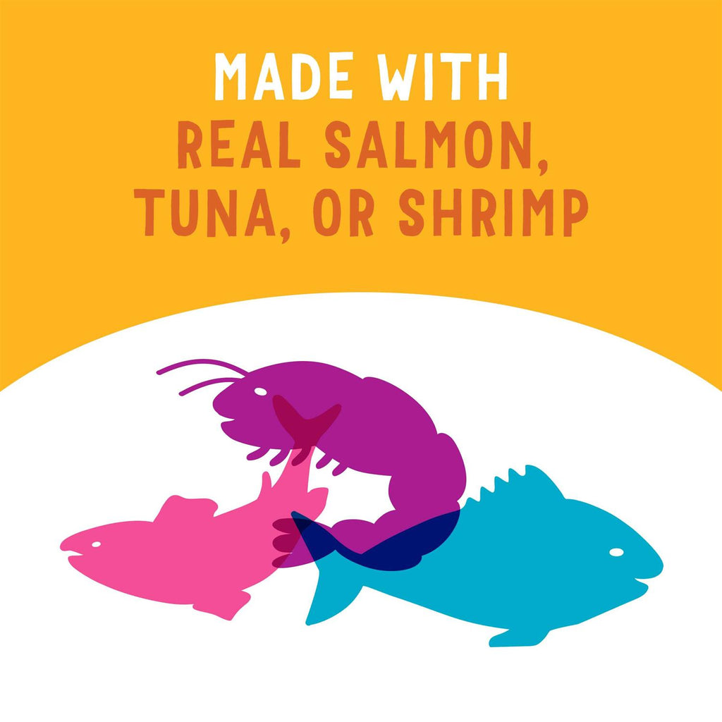 Grain Free Wet Cat Food Variety Pack with Salmon Tuna or Shrimp W687