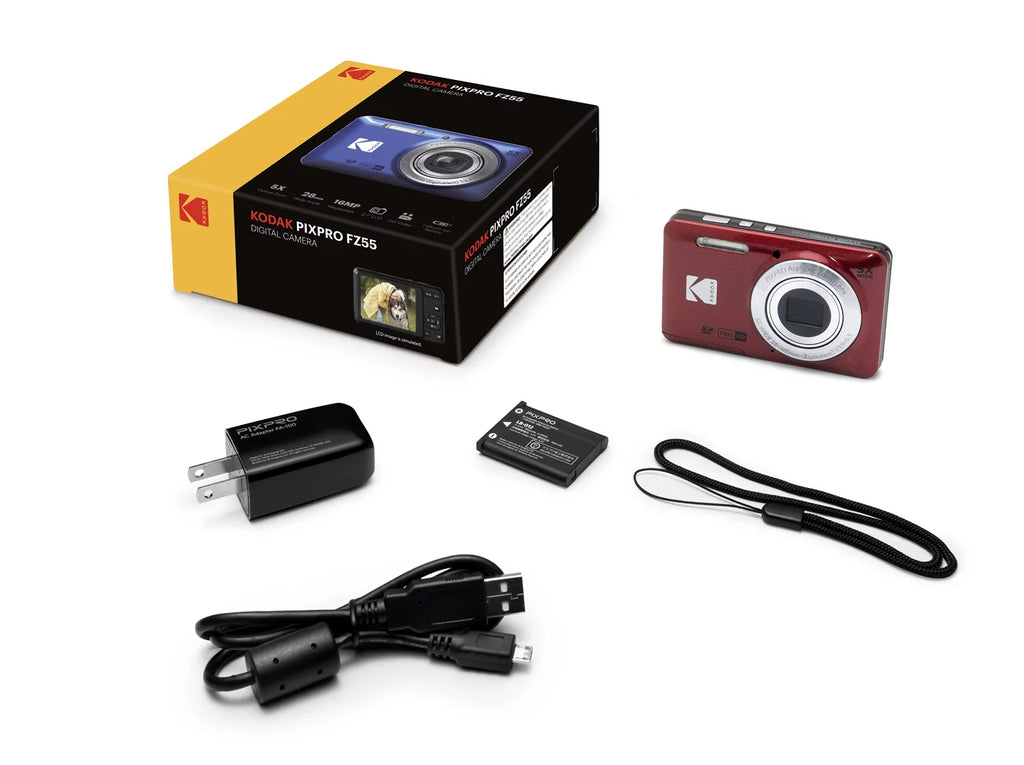Digital Camera with 128GB Memory Card and Case F4495