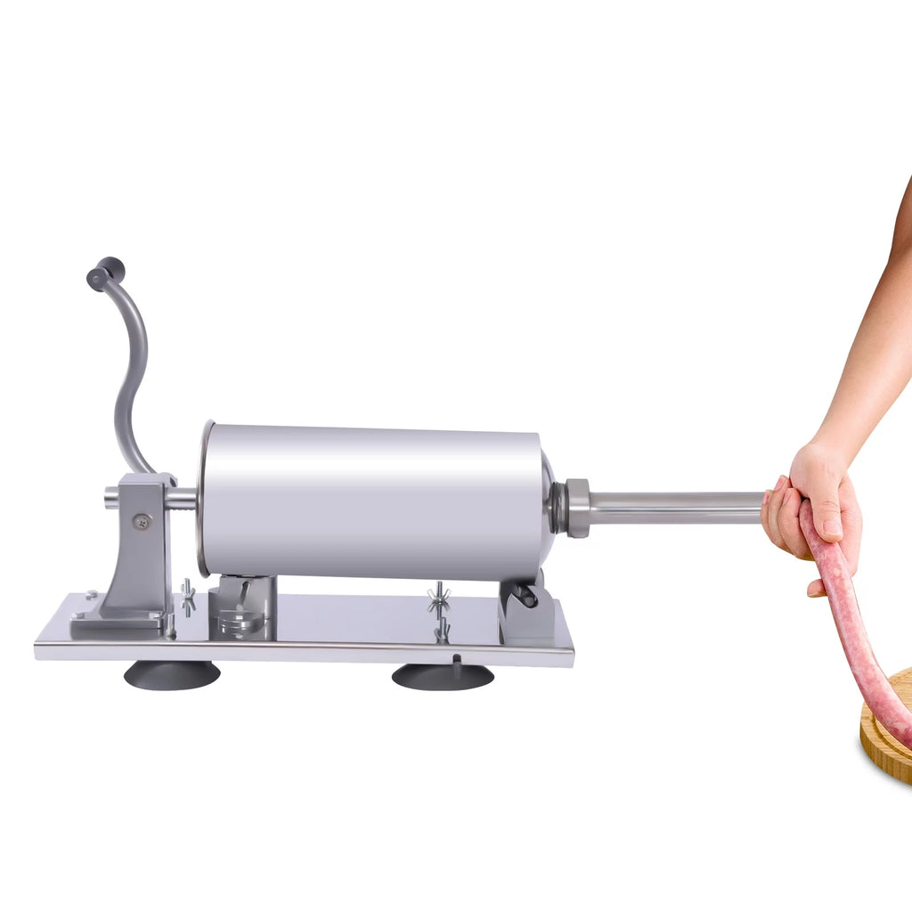 Manual Stainless Steel Horizontal Sausage Stuffer 4L G403