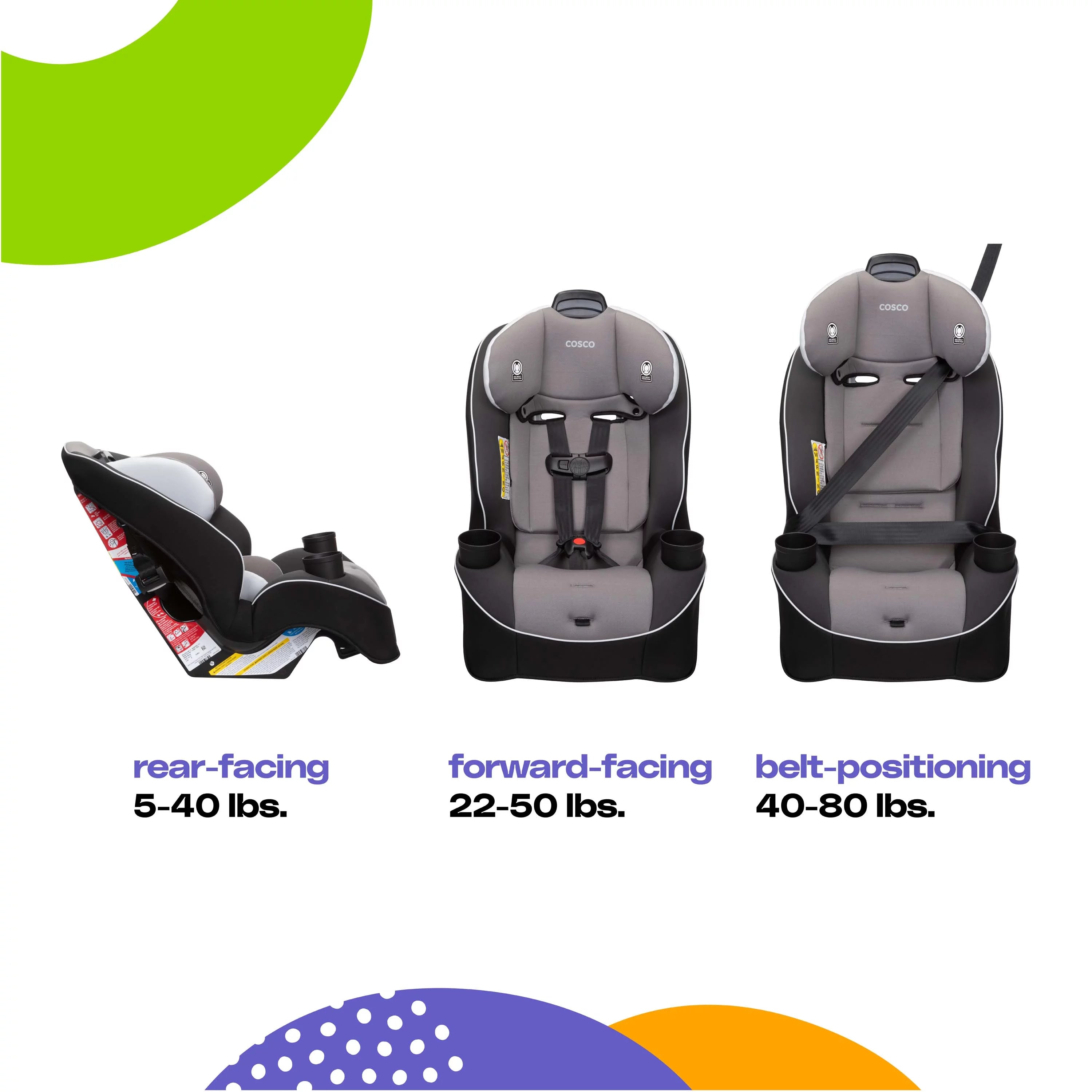 All-in-One Convertible Car Seat Y247141