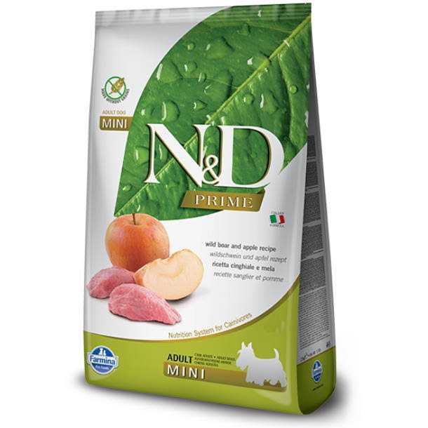 Dry Dog Food Boar & Apple for Adult Mini V832