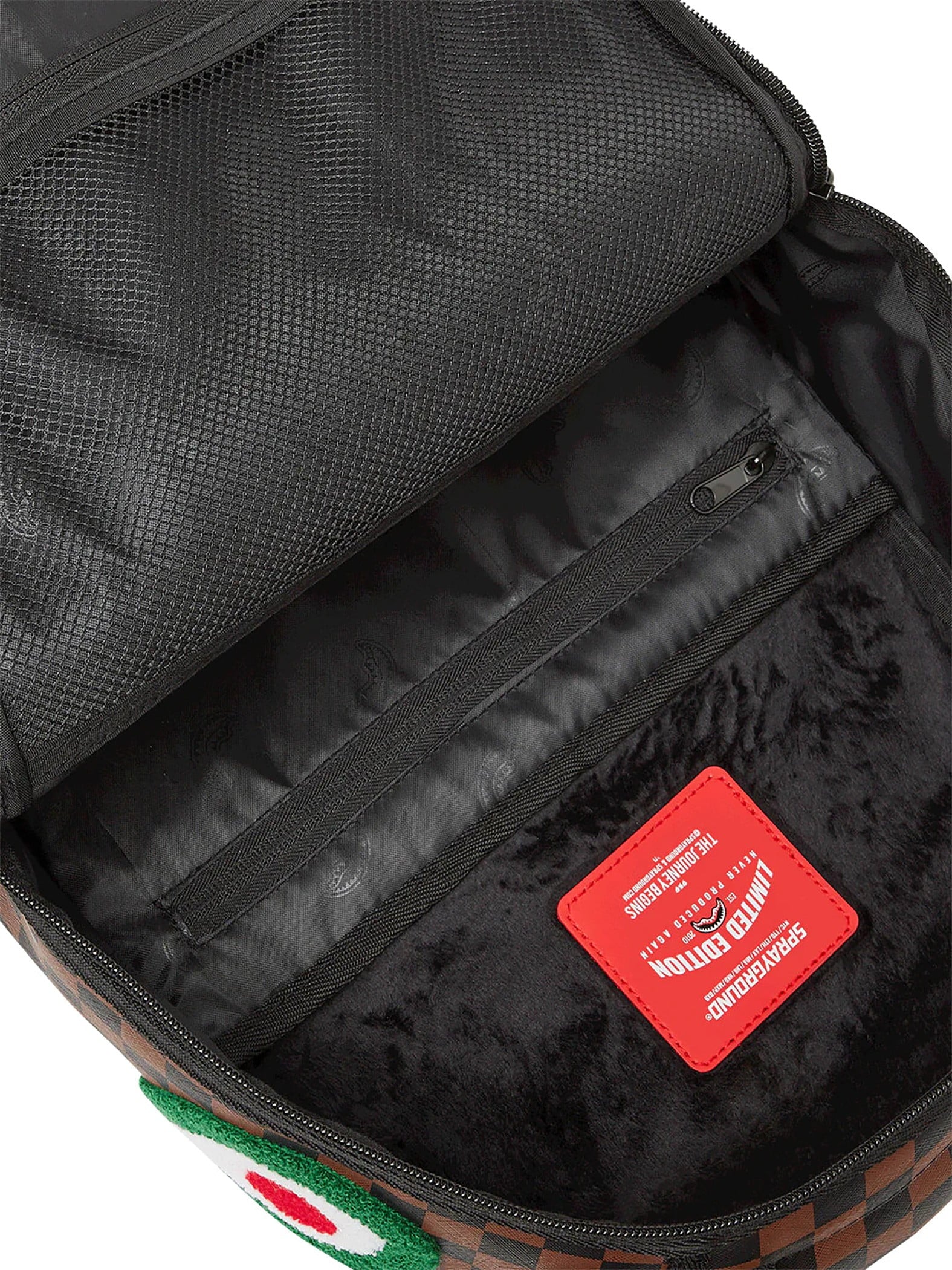 Chenille Backpack, Brown X2664