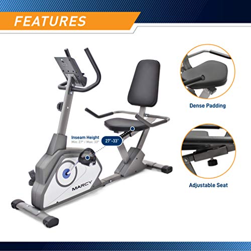 Magnetic Recumbent Exercise Bike with 8 Resistance Levels M429