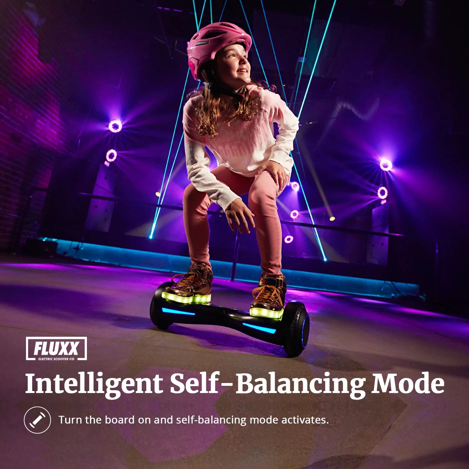 Hoverboard for Kids Adults 200W Motor 6.5" LED Wheels, Pink P853