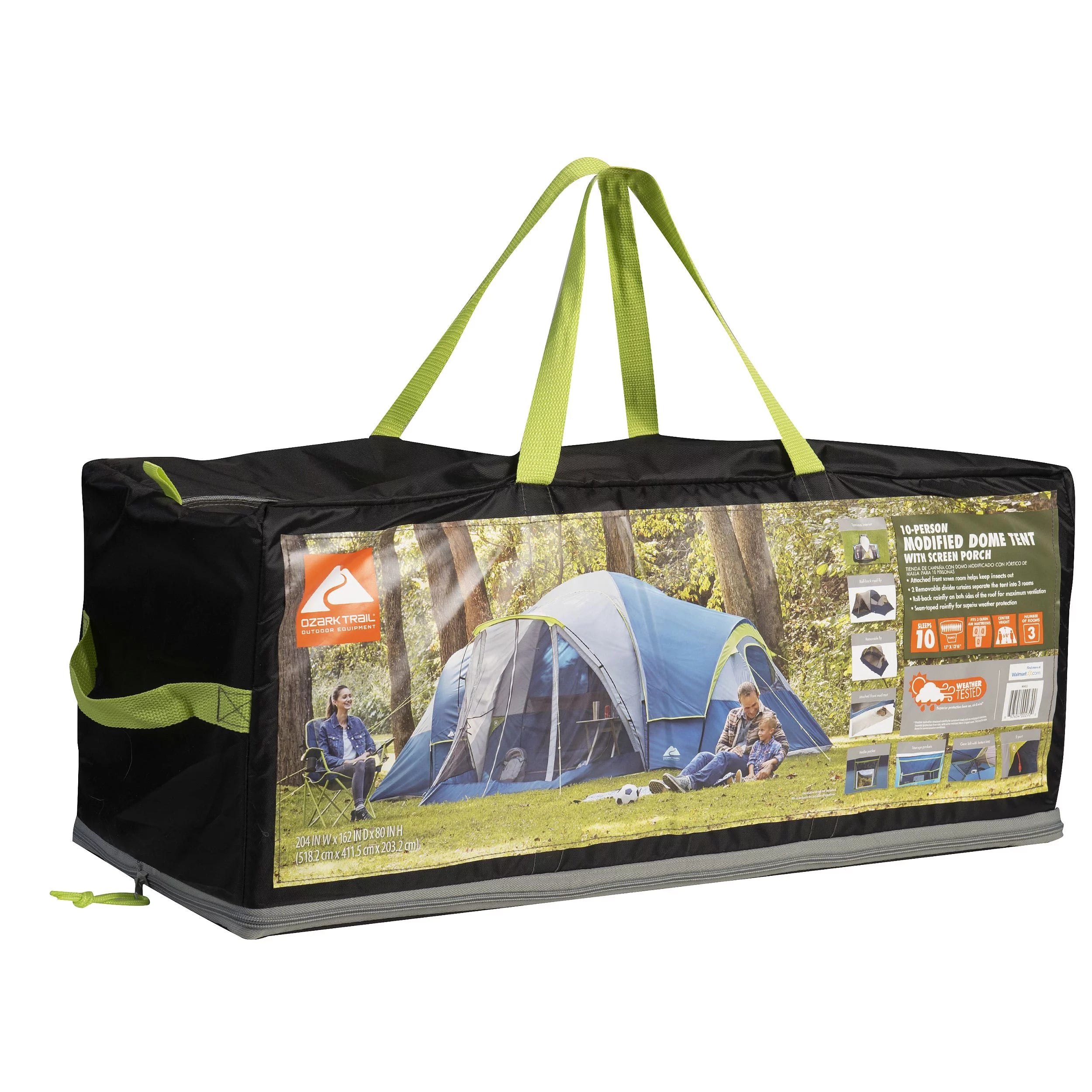 10-Person Dome Tent with Screen Porch O650559