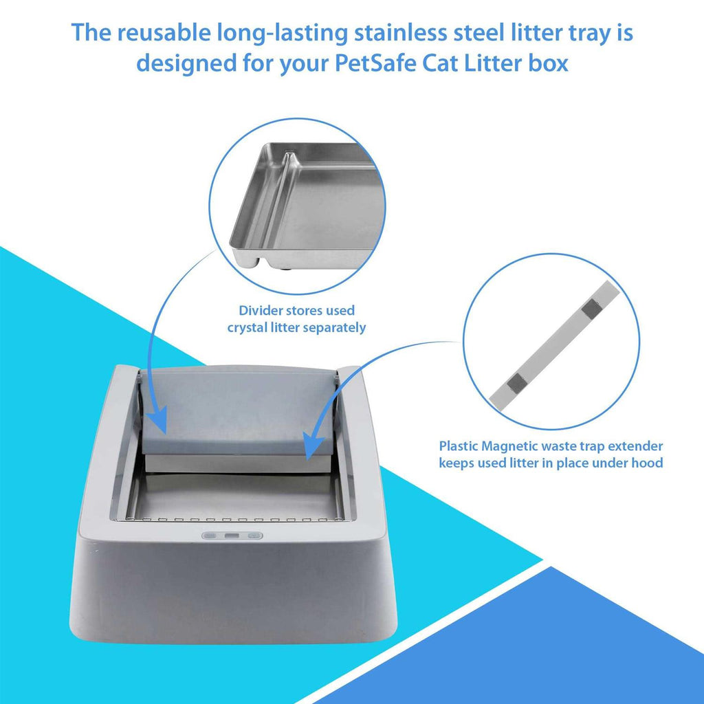 Stainless Steel Reusable Cat Litter Tray U552944