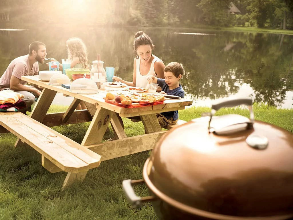 Charcoal Grill, 22-Inch, Copper U736