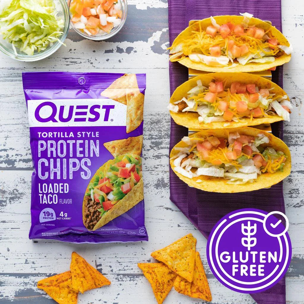 Protein Chips Variety Pack, Assorted Flavors, High Protein Snack, 6 Pack N3046