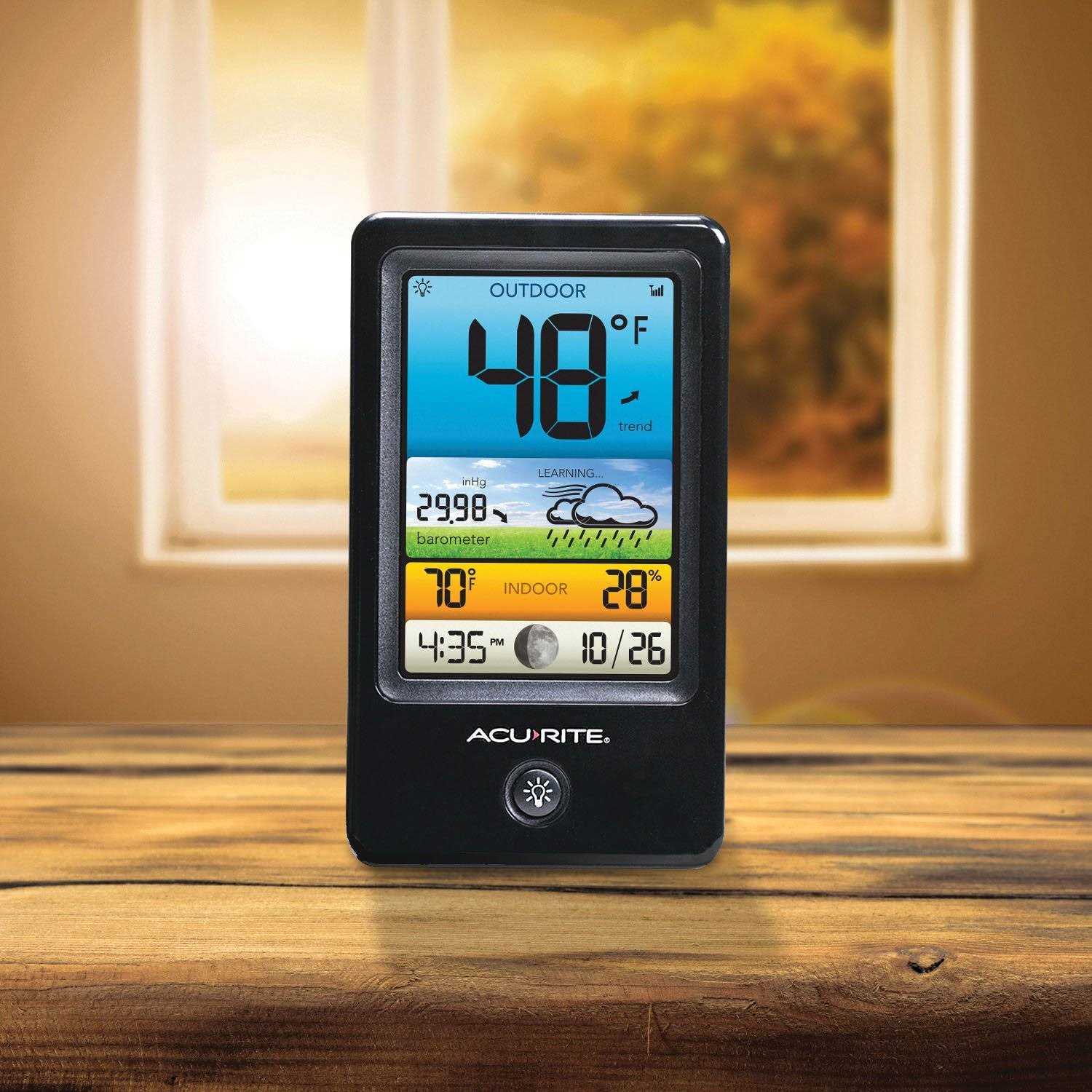 Wireless Color Forecaster with Temperature and Humidity Y583
