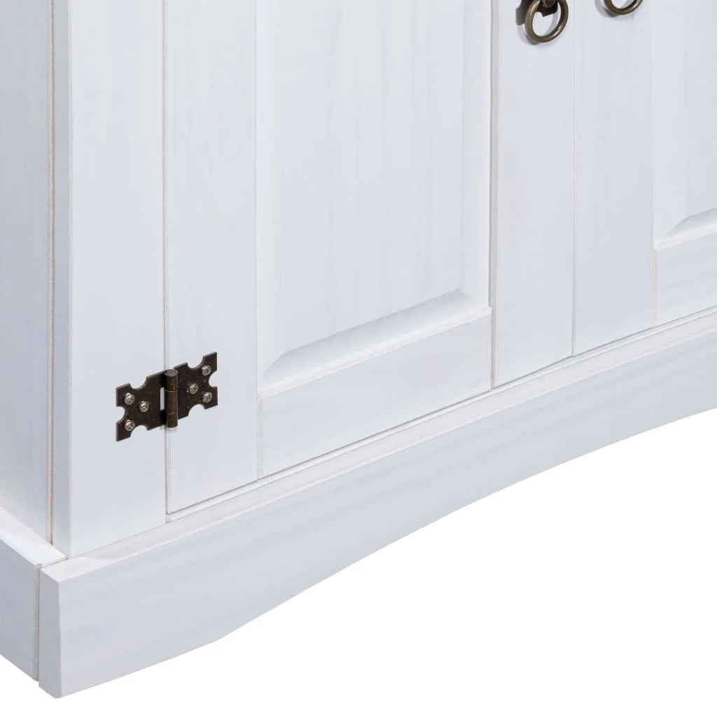 Cupboard Mexican Pine Corona White 31.5"x15.7"x66.9" K927