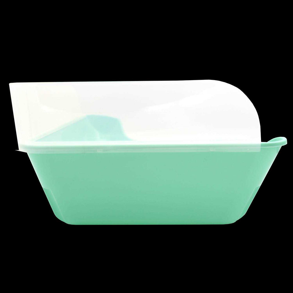 Corner Litter Pan with Removable Shield W6469