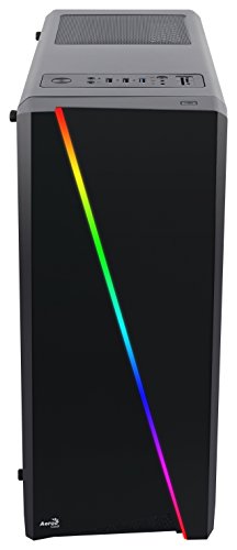 Mid Tower PC Case with Acrylic Side Window, Black W1965
