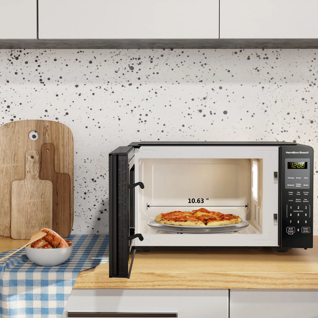 Countertop Microwave Oven, Stainless Steel P87691