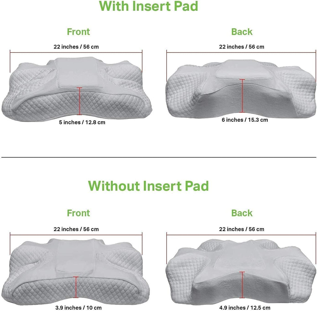 CPAP Pillow Bundle with Cooling Fabric Case for Side Sleepers Z760