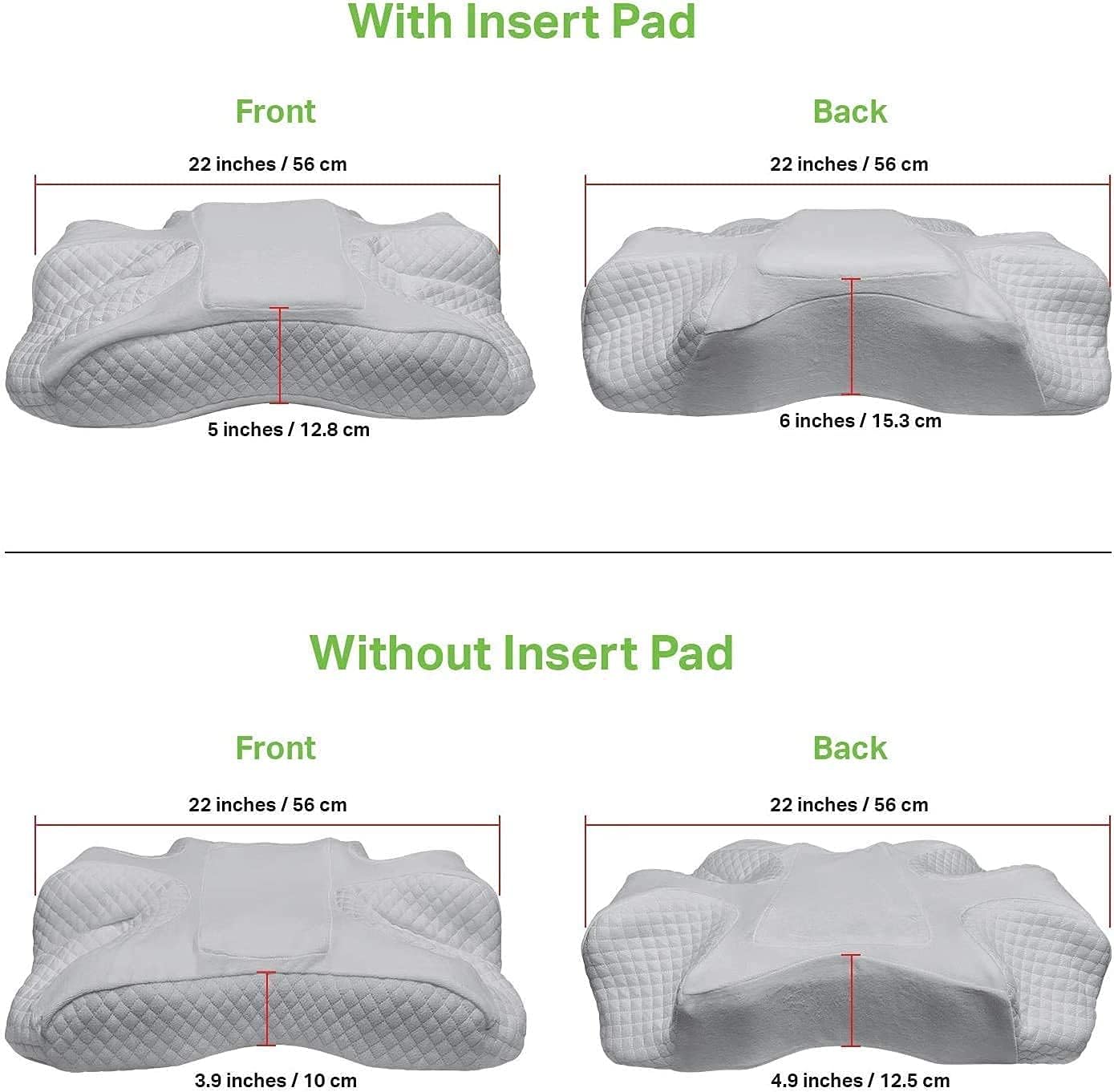 CPAP Pillow Bundle with Cooling Fabric Case for Side Sleepers Z760
