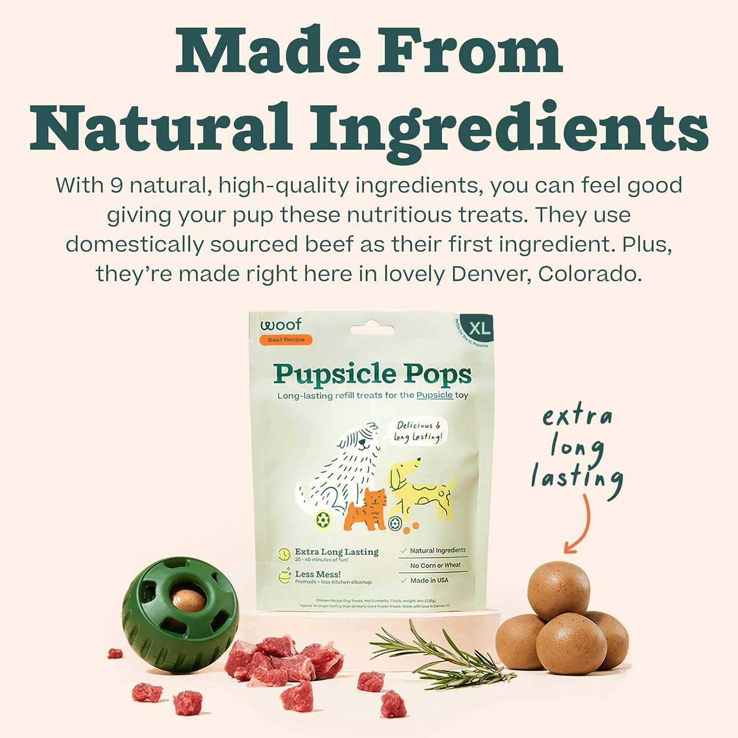 Beef Popsicle Treats for Dogs X75738