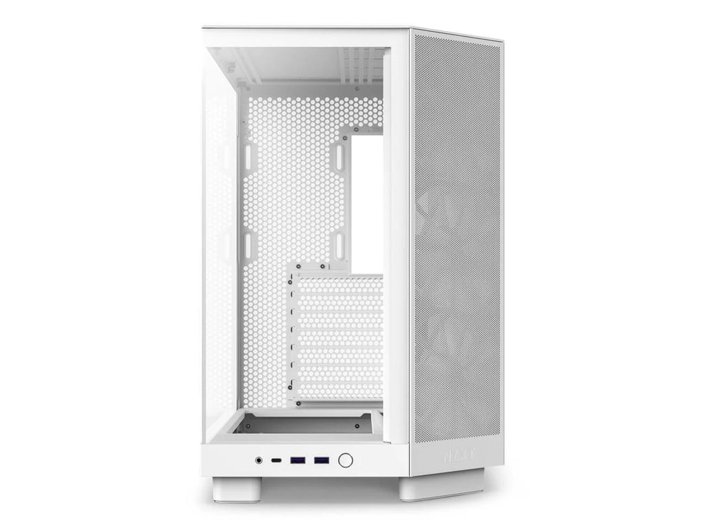 Compact Dual-Chamber Mid-Tower Airflow Case, White E21114