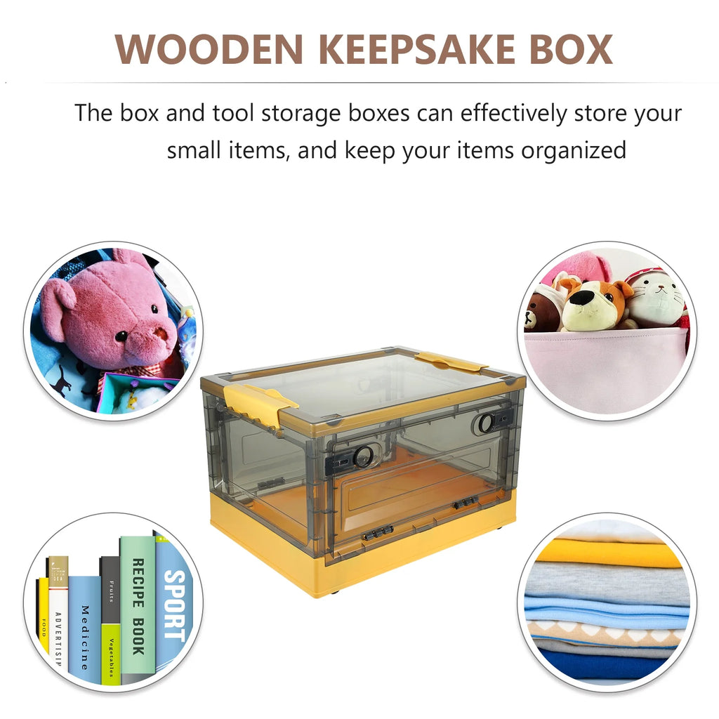 Large Plastic Storage Box with Lid U8206