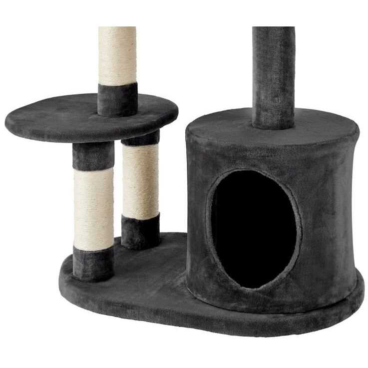 Heavy Duty Faux Fur Cat Tree Condo N369