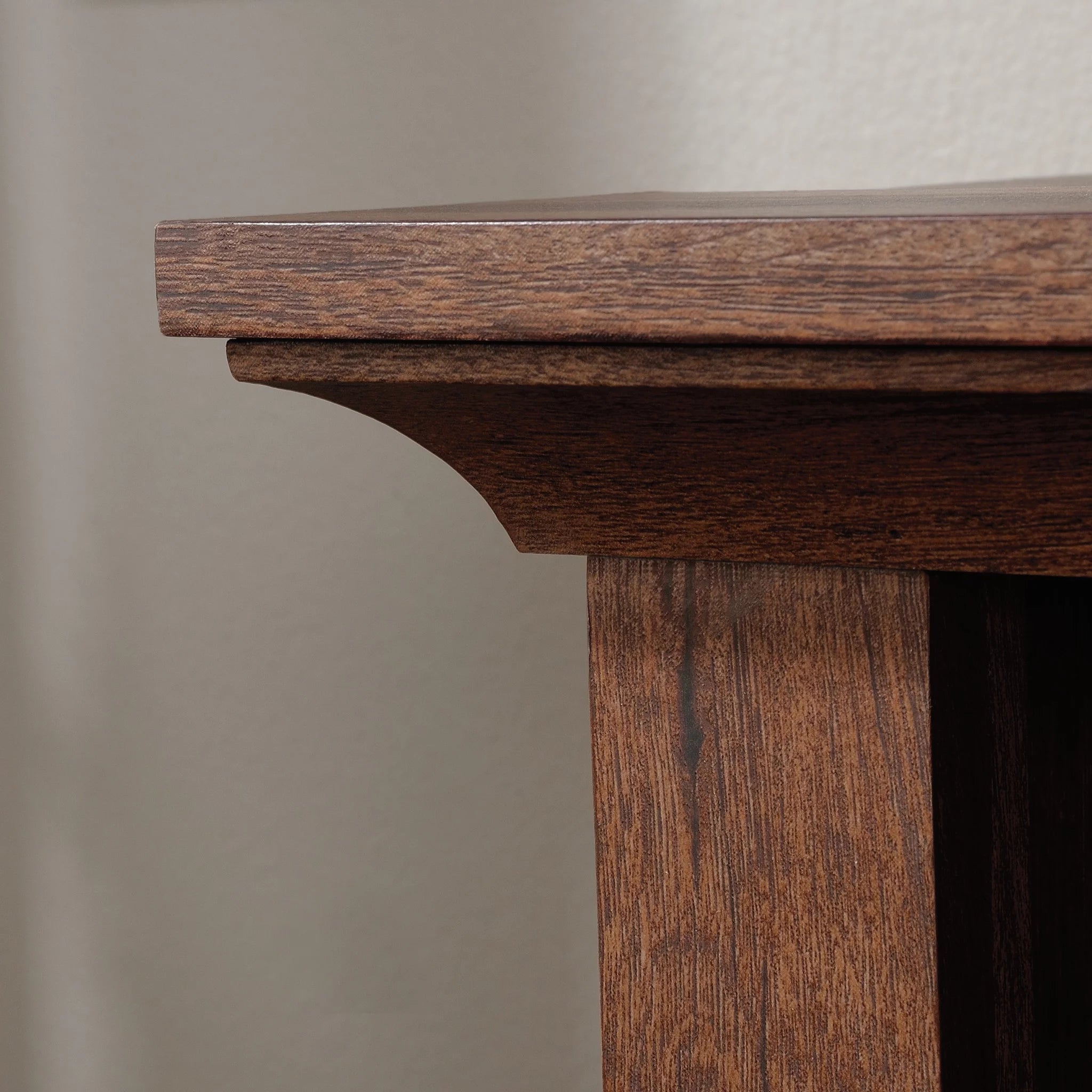 Rustic Fireplace TV Stand for TVs up to 50", Vintage Oak Finish H9192