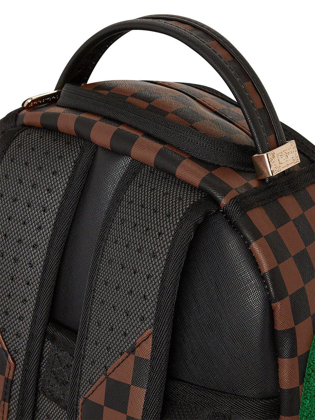 Chenille Backpack, Brown X2664