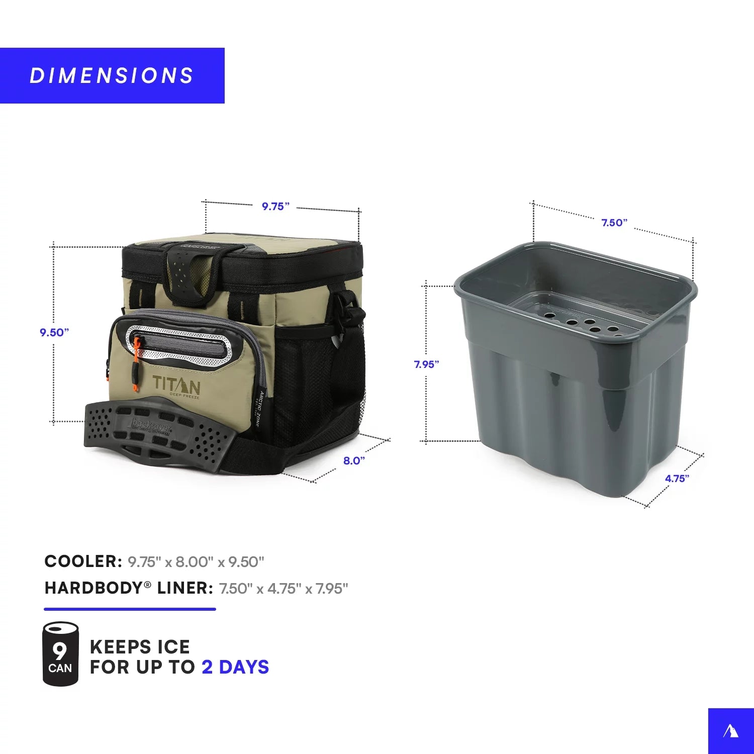 Hardbody Cooler 9 Can 6 Quart P442