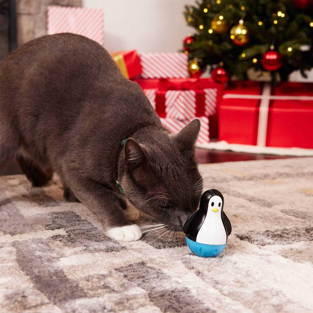 Snacky Penguin Treat Dispensing Cat Toy C900363