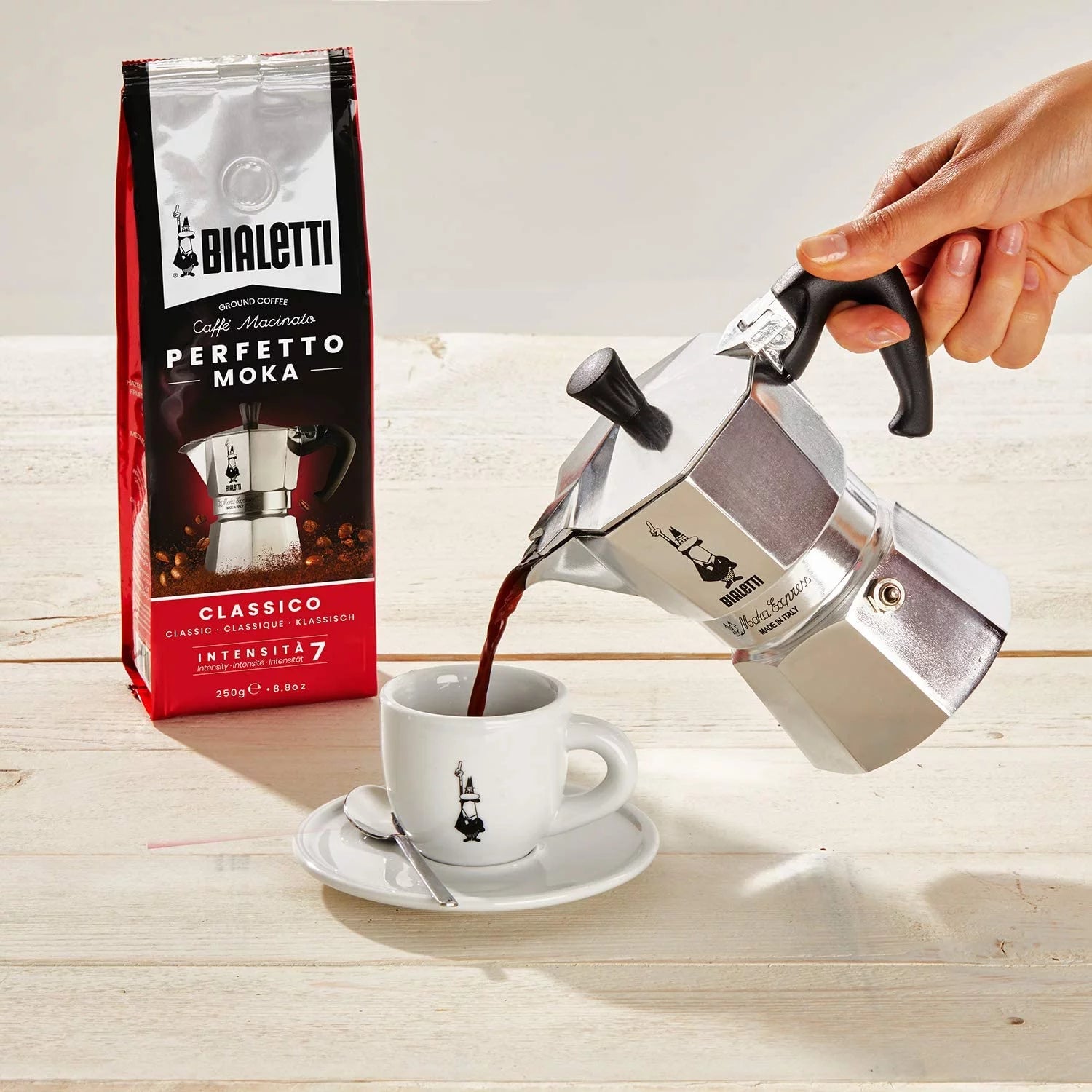Aluminum 6 Cup Stovetop Espresso Coffee Maker K7625