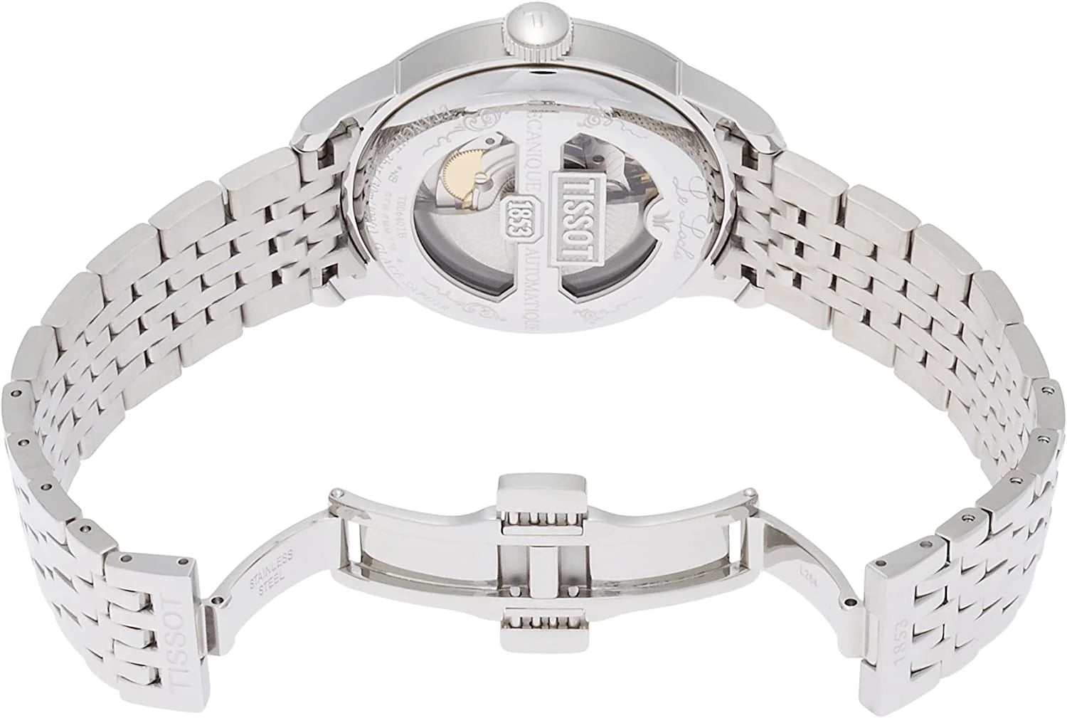 Men's Automatic Watch, Grey, Stainless Steel H880927