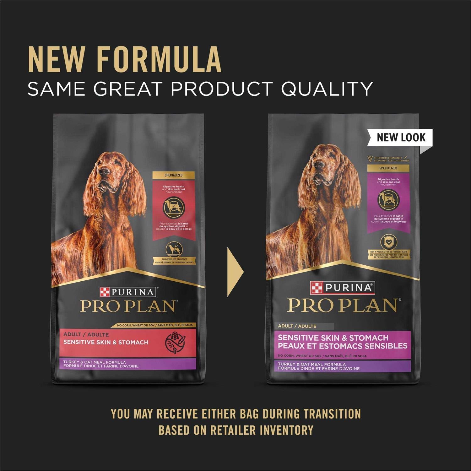 Sensitive Skin & Stomach Dry Dog Food with Oat Meal Formula W4465