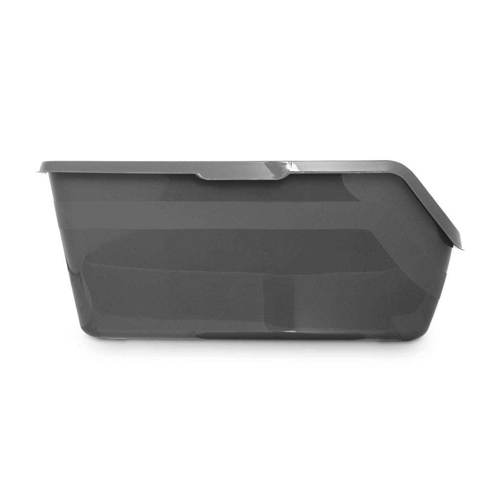 Charcoal High-Back Cat Litter Box N3043